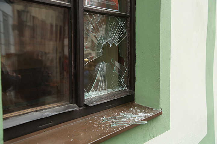 A2B Glass are able to board up broken windows while they are being repaired in Culcheth.